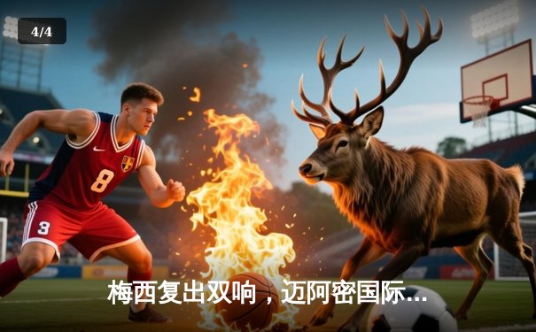 梅西复出双响，迈阿密国际3:1逆转奥兰多城晋级公开赛杯四强 - 4